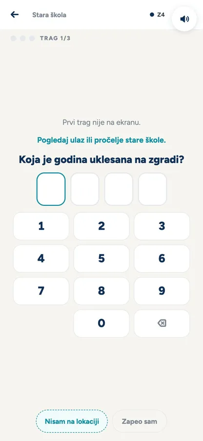 Example game: Mini escape on location